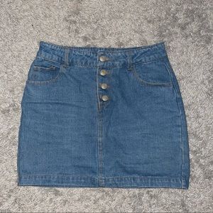 Denim skirt